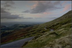 The road to Hay-on-Wye, Gospel Pass. Wallpaper