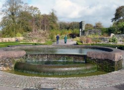 The Mirror Pool at The National Botanic Garden of Wales Wallpaper