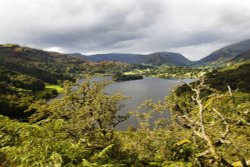 Grasmere from Loughrigg terrace Wallpaper
