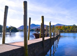 Along the gangway at Keswick Wallpaper