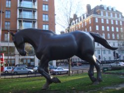 Park Lane, the Animals in War Memorial
