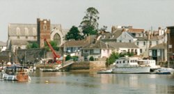 Topsham Quay near Exeter Wallpaper