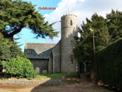 Another view of Geldeston Church Wallpaper