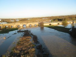 Irthlingborough floods Wallpaper