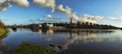 River Trent in Flood Wallpaper