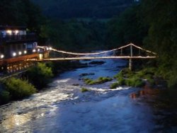 The Chainbridge Berwyn Llangollen Wallpaper