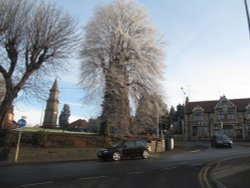 Rushden winter view Wallpaper