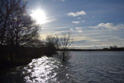 Boddington Reservoir in Northamptonshire Wallpaper