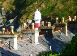 Among the chimney pots in Port Erin