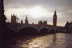 Westminster at sunset Wallpaper