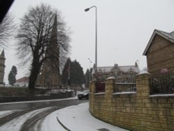 Rushden winter view Wallpaper