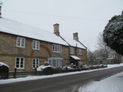 Podington Winter scene Wallpaper