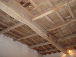 Medieval oak roof Wallpaper