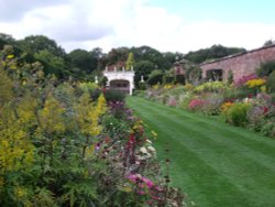 Arley Hall, Northwich, Herbaceous Borders.
