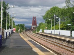 South end of the Forth Bridge from Dalmeny Station Wallpaper