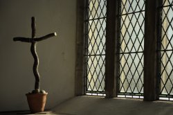 Wooden Cross, St Mary's Church, Padbury, Buckinghamshire Wallpaper
