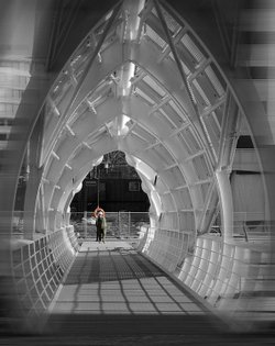 Princes Dock Footbridge, Liverpool.