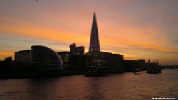 The London Shard at Sunset