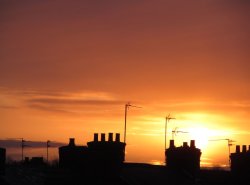 Rushden Sunrise Wallpaper