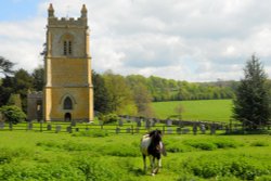Temple Guiting Church Wallpaper