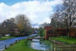 Rockbourne, Hampshire. Wallpaper