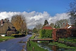 Rockbourne, Hampshire. Wallpaper