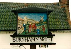 Burnham Market Village Sign Wallpaper