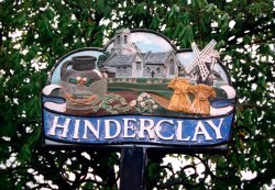 Hinderclay Village Sign Wallpaper