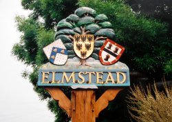 Elmstead Village Sign Wallpaper