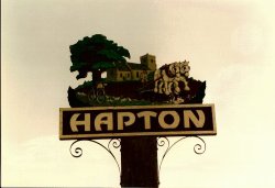 Hapton Village Sign Wallpaper