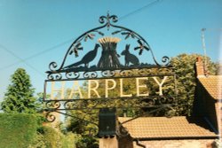 Harpley Village Sign