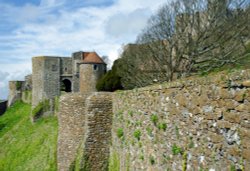Dover Castle walls