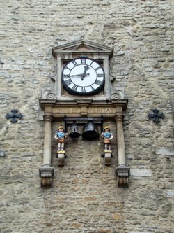 Clock on the Carfax Tower, Oxford