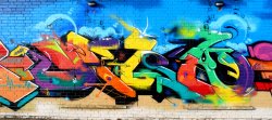 Graffiti  in Leicester Wallpaper