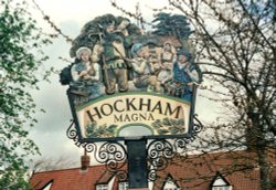 Great Hockham Village Sign Wallpaper