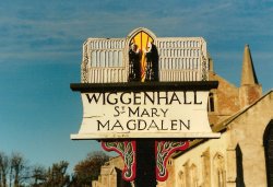 Wiggenhall St. Mary Magdalen Village Sign Wallpaper