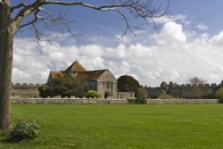 St Mary's Church, Porchester Castle Wallpaper