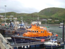 'Henry Alston Hewat' lifeboat at Mallaig Harbour Wallpaper