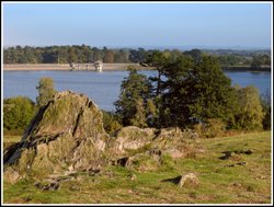 Cropston Reservoir. Wallpaper