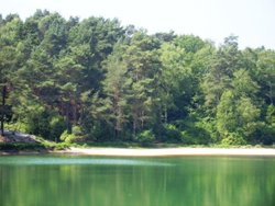 The Blue Pool Wallpaper