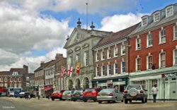 Blandford Forum, Dorset. Wallpaper