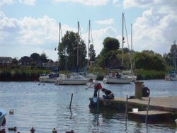 Christchurch Quay Wallpaper