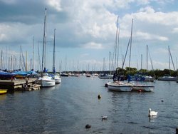 Christchurch Quay Wallpaper