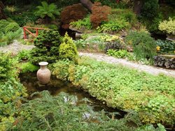 Rock and Water Garden, Compton Acres Wallpaper