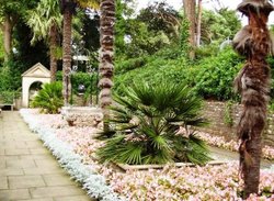 Roman Garden, Compton Acres Wallpaper