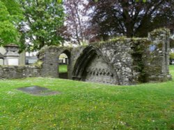 Remains of Tavistock Abbey Cloister Wallpaper