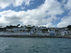 St Mawes from Offshore Wallpaper