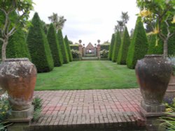 The Vicarage garden at Ruston Wallpaper
