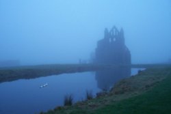 Dawn morning, Whitby Abbey Wallpaper