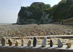 'Like pebbles on a beach' Wallpaper